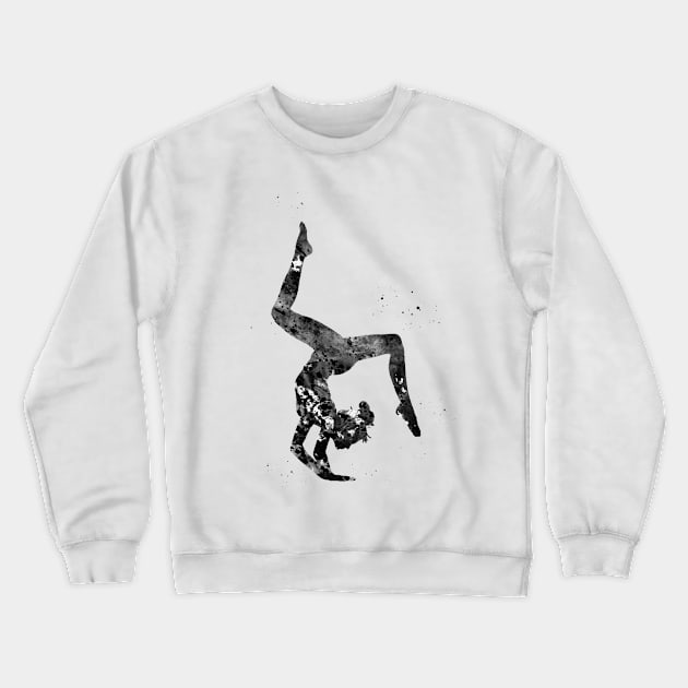 Gymnastics girl Crewneck Sweatshirt by erzebeth